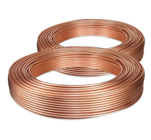 Tubes de <span class=keywords><strong>cuivre</strong></span> non alliés à tempérament dur, en bobine plate, longueurs droites, 99,9 % Cu, diamètre 0,3-3,0 mm, coupés pour climatiseurs - Product Image 1