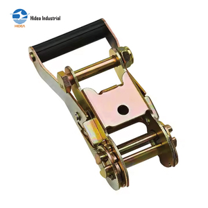 สายรัด<span class=keywords><strong>แบบ</strong></span>มีตัวล็อค ขนาด 2 นิ้ว รับน้ำหนักได้ 5000 กก. พร้อมหูจับพลาสติกสั้น ชุบสังกะสี สำหรับรัดสินค้า - Product Image 1