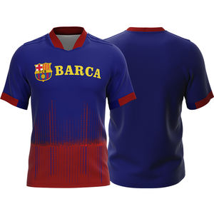 Maillot de football personnalisé avec logo de club, impression par transfert thermique OEM, séchage rapide, respirant, unisexe, pour équipes, commandes en gros - Product Image 2