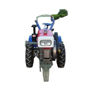 8pk 12hp Mini Groene Rupsband Tractor Vergelijkbaar Lopen Tractor Fabriek Flail Maaier Voor Looptractor
