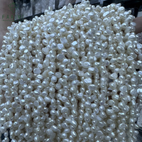 Perles d'eau douce en pierre naturelle irrégulières, perles lâches pour la fabrication de bijoux DIY (bracelets, colliers)
