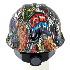Impresión de transferencia de agua CE ANSI ABS Gorra protectora industrial Estilo Casco DE SEGURIDAD Construcción Casco duro para trabajadores - Product Image 5