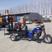Machine de forage de puits d'eau hydraulique diesel HY 25HP montée sur véhicule, personnalisable pour les champs agricoles