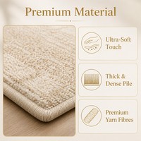 Tapis de salon de luxe à double couche, amovible, imprimé sur mesure, directement de l'usine