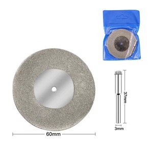 10 pièces 40mm diamant disques de coupe mandrin arbre arbres outil rotatif <span class=keywords><strong>Dremel</strong></span> accessoires - Product Image 1