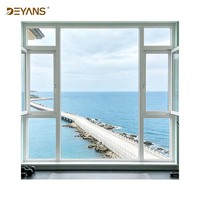 Ventana Panorámica de Aluminio para Piso, Estilo Moderno, para Villa Norteamericana