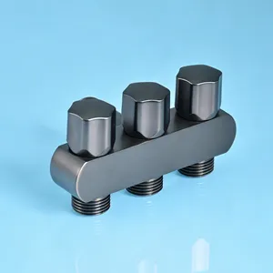 Desviador de Agua Automático de Latón Moderno 1 Entrada 2 Salidas con Paro Automático, Ahorro de Agua, Fácil Instalación para Bañera de Baño - Product Image 5