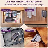 Ménage Portable Plat et Suspendu Double Usage 1200W 150ml Réservoir D'eau Mini De Poche Vêtement Vapeur Électrique Fer À Vapeur pour Voyage