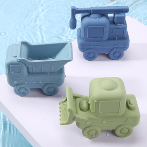 Mới Ra mắt BPA Miễn Phí An Toàn Không Độc Hại Mềm Ép Nổi Silicone Bé Tắm Đồ Chơi Cho 0-48M Trẻ Sơ Sinh Tắm Nước Chơi - Product Image 3