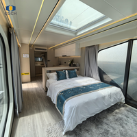 CGCH P5 Maison Capsule Spatiale de Luxe Préfabriquée en Conteneur avec Fenêtre Panoramique pour Site de Glamping Commercial Commande en Gros
