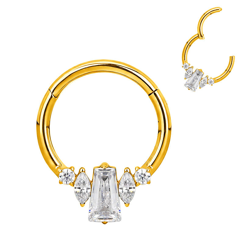 TB-1586  PVD Gold   1.2*10mm