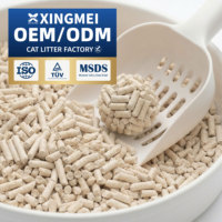 Litière pour chat au tofu avec logo personnalisé, forte absorption, jetable dans les toilettes, faible poussière, très absorbante, anti-odeurs, 5 kg