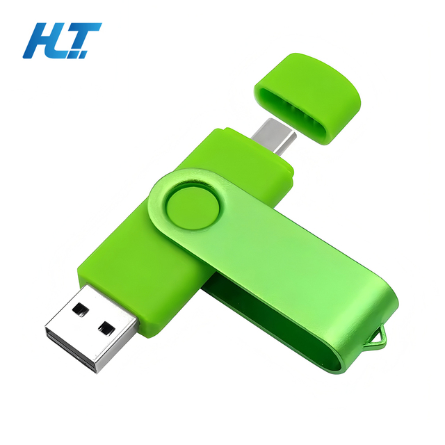 Type-C USB 2.0 High-Speed 128GB/64GB/32GB/16GB Flash Drive 360° Rotate Pen Drive Multi-format Compatible U Disk