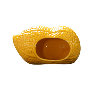 Nuovo rifugio per criceto in ceramica per criceto estivo che raffredda la piccola camera da letto con bottone per animali domestici per l'orso d'oro - Product Image 5