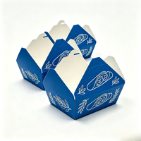 Boîtes à lunch en papier biodégradables écologiques, jetables, auto-établissantes, de qualité alimentaire, avec revêtement imperméable, en matériaux recyclés, de forme rectangulaire