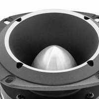 Speaker Tweeter Horn untuk Mobil dengan Diafragma Titanium, Voice Coil 44.4mm, dan Sistem Audio Aluminium