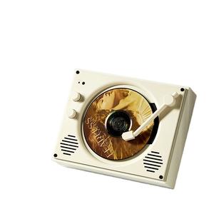 Enceinte Bluetooth 10W pas chère, lecteur <span class=keywords><strong>CD</strong></span>, lecteur vinyle avec haut-parleurs, enceintes de bureau, lecteur <span class=keywords><strong>CD</strong></span>, design rétro avec batterie - Product Image 1