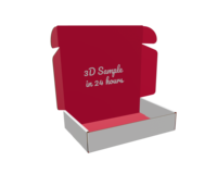 Boîtes d'expédition en carton ondulé avec logo personnalisé Boîtes postales pliantes gaufrage éponge doublure étanche pour crème contour des yeux