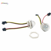 3 Pixels Amusement Rgb Ws2811 Sm16703 Programmable SPI Smd Led Pixel Light 26mm Pirate Ship Ucs1903 Rgb pixel Led Module Light