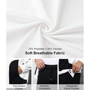 Ensemble de survêtement pour homme personnalisé, 2 pièces, manches longues, tenue sportive respirante, pour le jogging et l'entraînement - Product Image 5