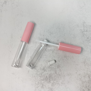 Slim Round Clear Empty Liquid Eyeliner Tube Cosmetic <b>Bottle</b> with Fine <b>Brush</b> Custom Logo Makeup Packaging Eyelash Glue - Product Image 5