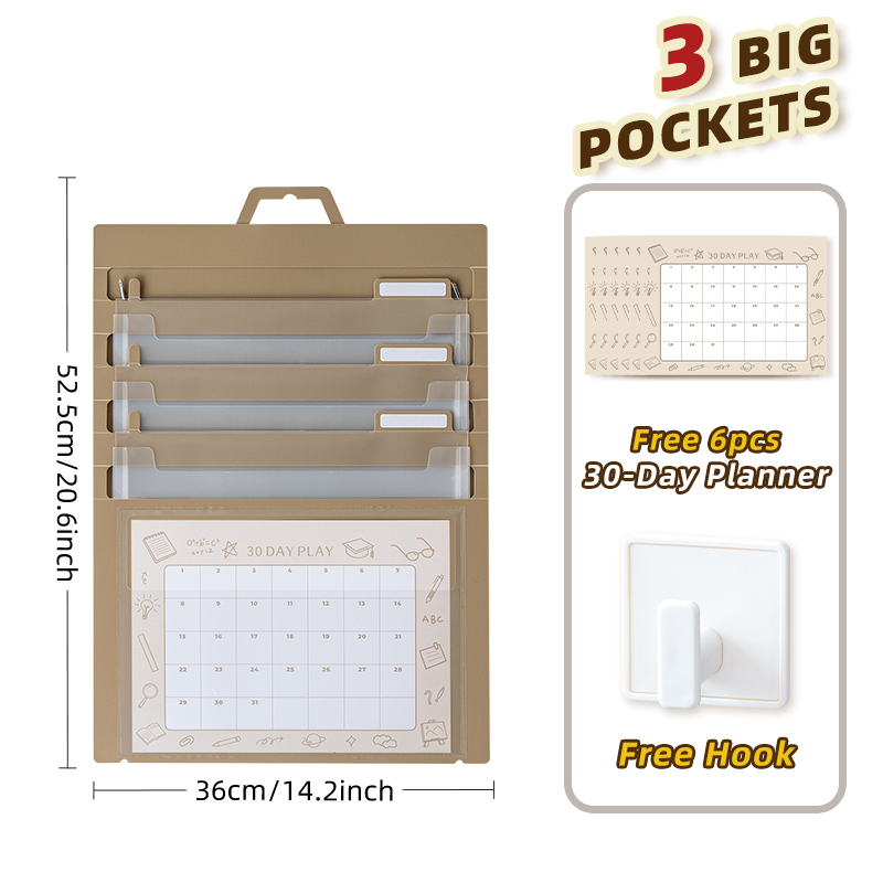 kaki 3 grandes grilles + plan 30 jours