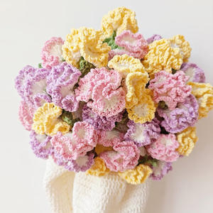 Manta de Ganchillo Hecha a Mano para Mujer, 80 cm, para el Hogar, Invierno, con Diseño Floral de Rosas, para Oficina, Siesta, Sofá, Chal, Poncho - Product Image 2