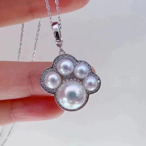 Accessoires DIY en argent S925, pendentif vide en forme de griffe de chat, perles de jade multi-perles, perles de 5 à 9 mm, pendentif, pendentif, pendentif, pendentif - Product Image 1