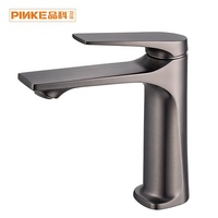 Robinet de salle de bain luxueux en alliage de zinc, mitigeur monocommande en céramique pour eau froide et chaude, à poser sur le plan, pour équipement sanitaire d'hôtel moderne