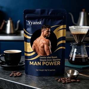 กาแฟสำเร็จรูปสำหรับผู้ชายสูตรตามสั่งกาแฟกระตุ้นพลังงานสำหรับผู้ชายกาแฟสำเร็จรูปเพื่อสุขภาพไม่ใส่น้ำตาลดูแลร่างกายทุกวันฉลากส่วนตัว - Product Image 2