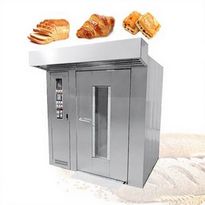 أورمي جديد صيني ديزل هواء ساخن 12 16 32 64 36 صينية مخبز غاز كهربائي 10 صينية فرن دوار للبيع - Product Image 1