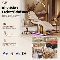 Table de massage électrique réglable QUHE pour salon, soins du visage, spa, table de massage électrique, table de beauté pour cils et cosmétiques