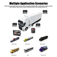 Système de surveillance d'angle mort sans fil AI BSD avec caméra de recul 360° avant et arrière pour camion et voiture, affichage sur écran, kit DVR AHD