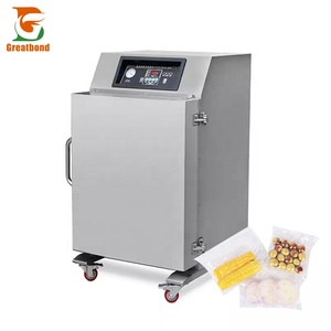 DZ-610/650 Automatic Single Chamber Induction <b>Small</b> Vertical <b>Cabinet</b> Type Food Corn Plastic Bag Sealing Vacuum Packaging Machine - Product Image 1