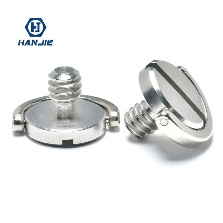 Réglage de la petite plate-forme articulée en acier inoxydable D Ring Thumb Screw Hidden Camera Screw