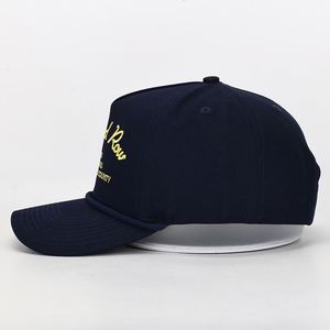 Gorra Deportiva Personalizada de 5 Paneles con Bordado de Letras a la Moda, Gorras de Béisbol Estilo Urbano con Logotipo Bordado - Product Image 3