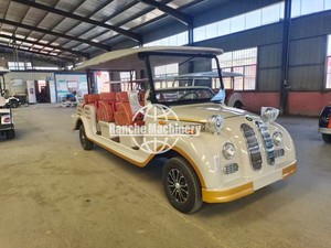 Electric Sightseeing <b>Bus</b> Factory <b>Price</b> Power Trolley Tourist Airport Shuttle Long Durability 11 <b>Seaters</b> Lead Acid Battery 60km/h - Product Image 4