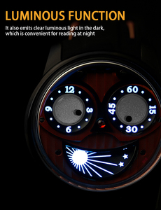 Reloj Mecánico Personalizado OEM ODM con Diseño de Caricatura nh35, Fase Lunar, Indicador de Día y Noche, Cara Sonriente, Correa de Silicona en Oro Rosa - Product Image 3