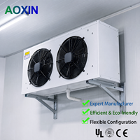 Pendingin Udara Evaporatif Blast Freezer DJ-5.1/30 5.1KW 6000m3/h Unit Pendingin untuk Pabrik Pengawetan Cepat Makanan Laut Grosir