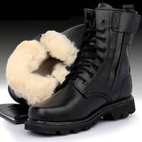 Bottes tactiques, bottes pour hommes, mocassins, chaussures d'entraînement en laine, vêtements de travail, chaussures de sécurité, bottes de neige, en coton
