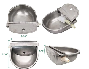Alimentatore automatico di acqua <span class=keywords><strong>in</strong></span> acciaio inox ghisa ciotola per bevitori di animali <span class=keywords><strong>in</strong></span> <span class=keywords><strong>plastica</strong></span> per bovini e ovini - Product Image 1