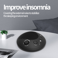 Générateur de bruit blanc portable alimenté par batterie Three Sheep S21 avec 20 sons et musique apaisants pour l'aide au sommeil