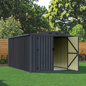 Kit de construction de hangar métallique EG0810-H160-2H, hangar pour <span class=keywords><strong>moto</strong></span>, rangement extérieur, <span class=keywords><strong>abri</strong></span> de <span class=keywords><strong>jardin</strong></span> - Product Image 3