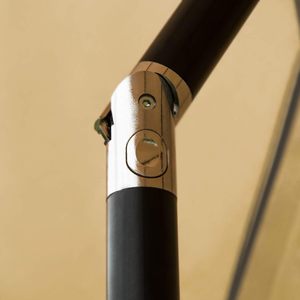 Paraguas de <span class=keywords><strong>patio</strong></span> caqui clásico de 9 pies para adultos, diseño recto con botón pulsador, manivela inclinable, uso en <span class=keywords><strong>patio</strong></span> al aire libre, paraguas de lluvia duradero - Product Image 5