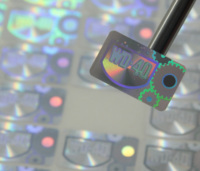 Etiqueta de Seguridad con Holograma Láser 3D Personalizada, Etiqueta Iridiscente Arcoíris Anti-falsificación, Sello de Garantía Impermeable, Etiqueta Holográfica