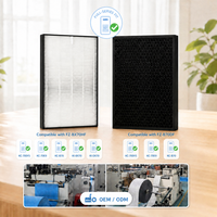 Grosir FZ-BX70HF FZ-B70DF Set Filter 2-in-1 untuk KC-700Y5/KC-70E9/KC-B70 HEPA + Karbon Aktif untuk Penggunaan Rumah Tangga