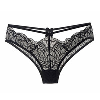 Sexy damesondergoed, kant, transparant, lage taille, slipjes, vrouwelijke strings, T-back slip