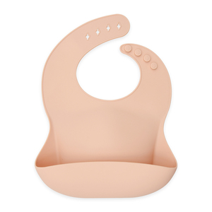 Bavoir bébé en silicone imperméable, couleur personnalisée, pour nourrissons et tout-petits, tablier repas pour enfants, design 106, logo personnalisé, vente en gros - Product Image 3
