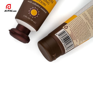 Tubo suave cosmético personalizado 100mL 120ml después del tubo de loción solar con tapa de doble color - Product Image 3