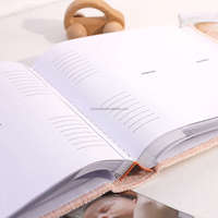 Carnet de notes à mémoire personnalisé pour bébé Album d'enregistrement de naissance Livre d'étape pour enfant Cadeau souvenir 10e anniversaire Scrapbook